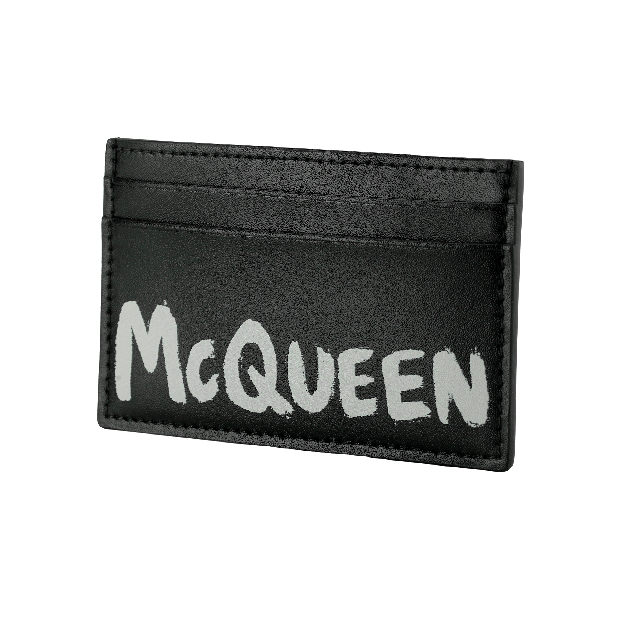 Мужская сумка-картхолдер Alexander McQueen Logo (черная) — фото 3