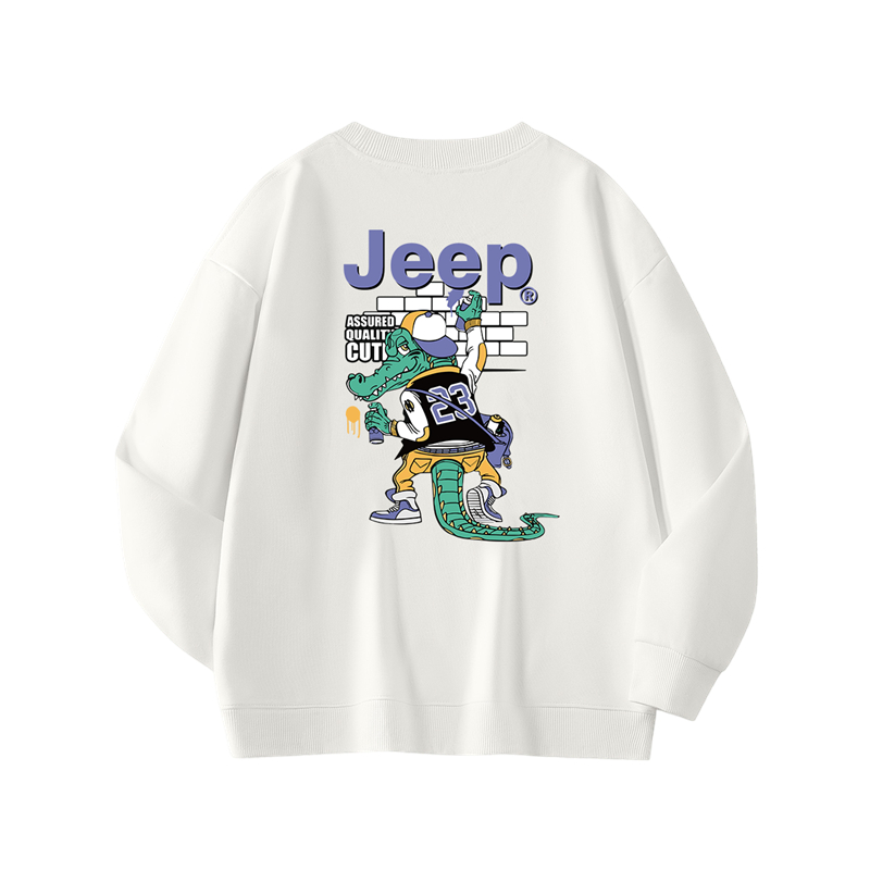Свитшот Jeep (белый) — фото 2