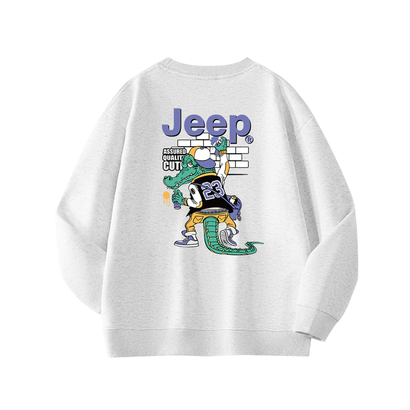 Свитшот Jeep (белый) — фото 16
