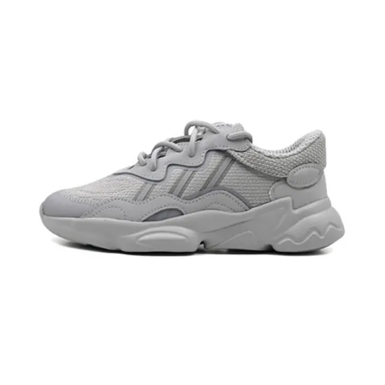 Adidas Originals Anti Kick And Wear Resistant Low Top Kids Lifestyle Shoes Gray Children Aged 3 7 Years Old
