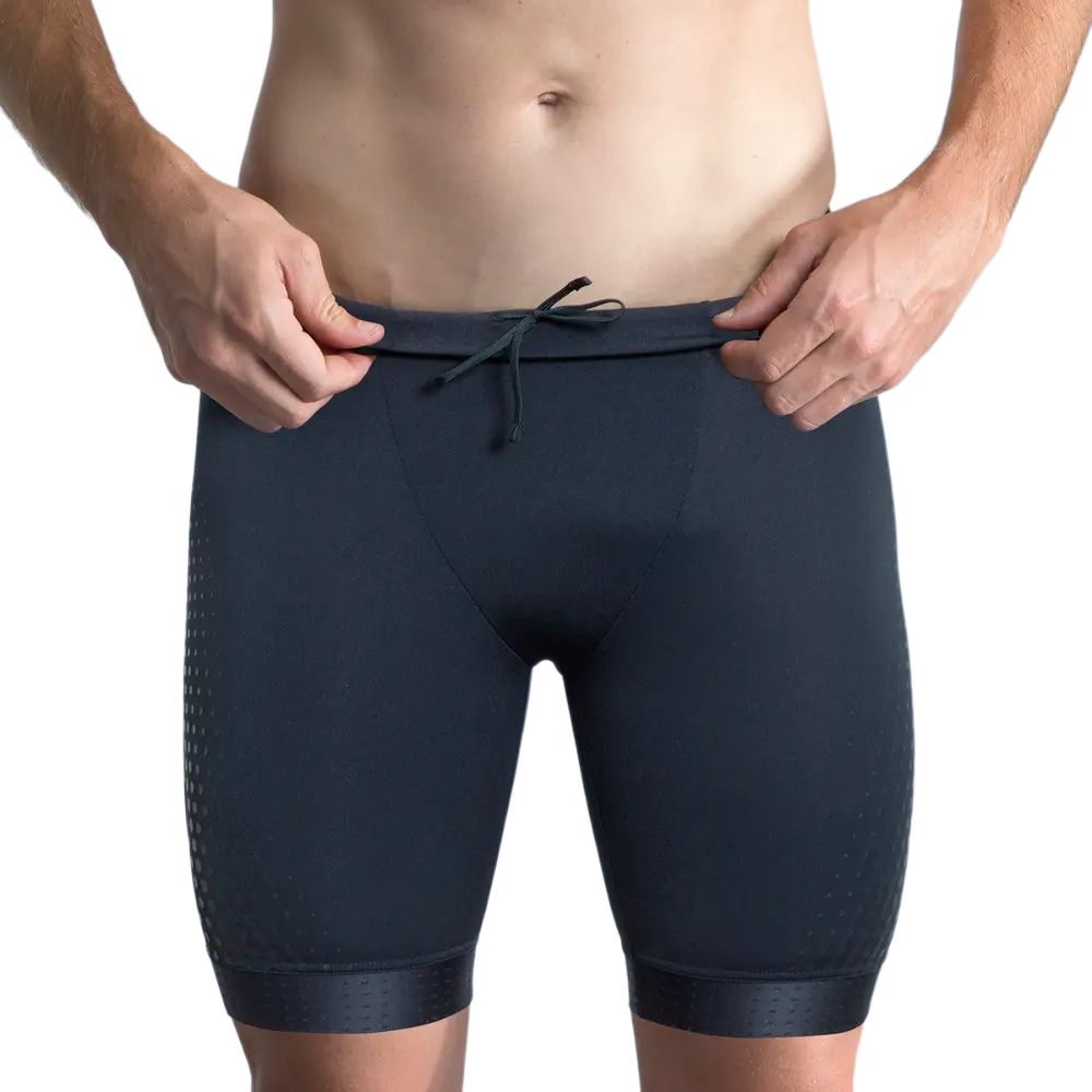DECATHLON Fiti Black Hexagon Swimming Shorts Men’s Black