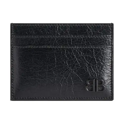 Balenciaga Mens Monaco Card Holder Black