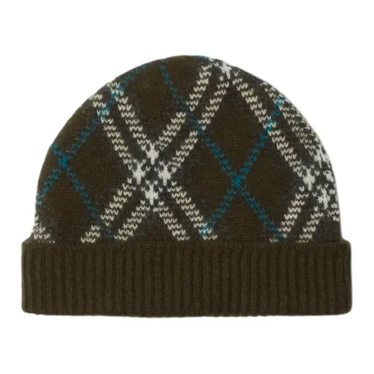 Burberry check beanie