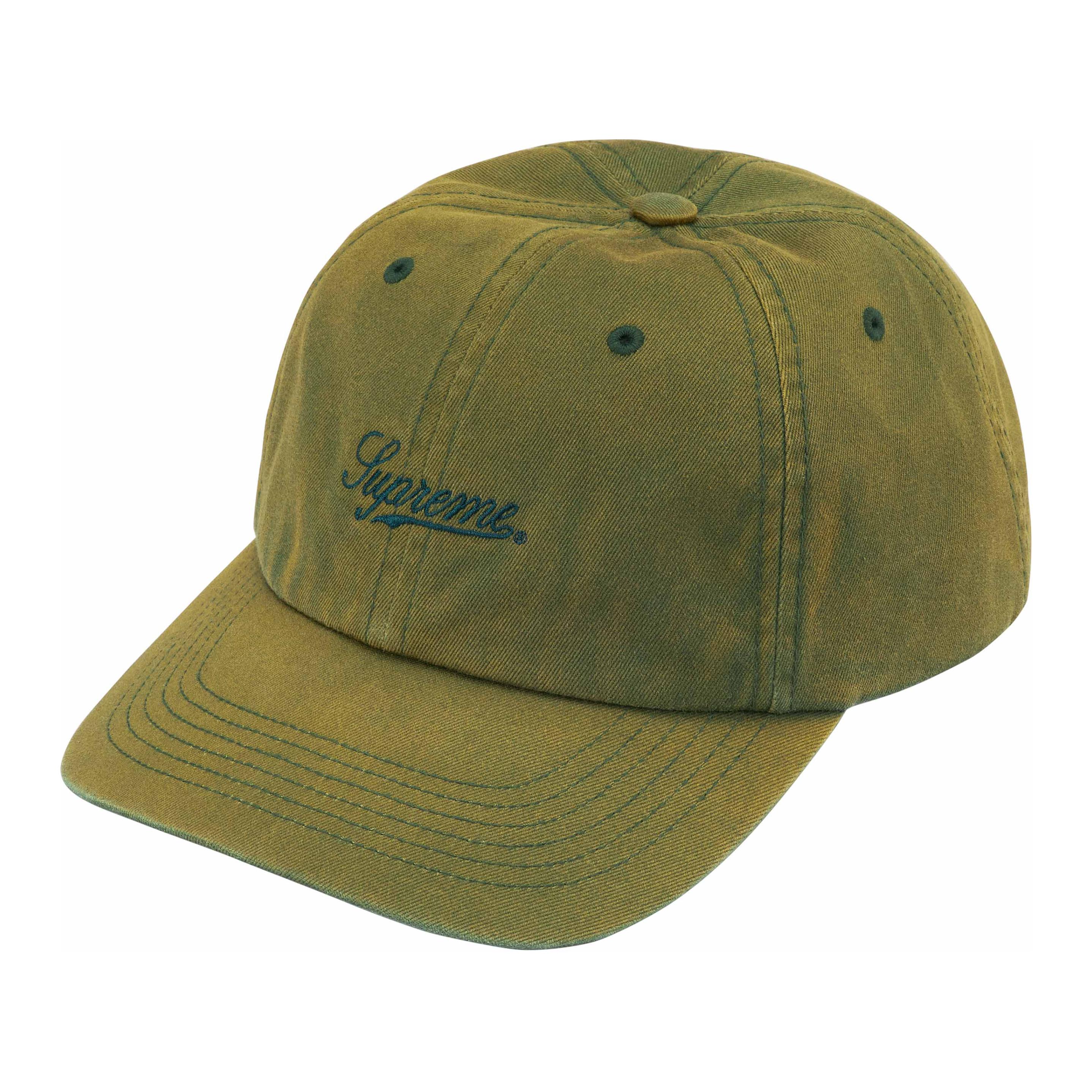 Кепка Supreme Bleached Chino (зеленая)