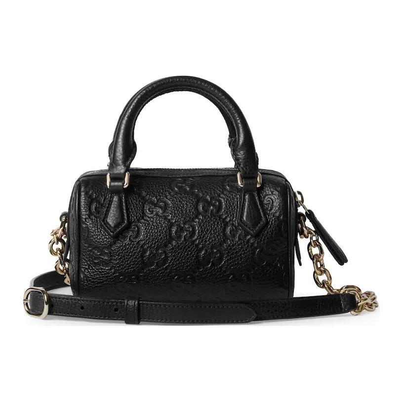 Женская сумка Gucci GG Emblem GG Emblem (черная) — фото 5