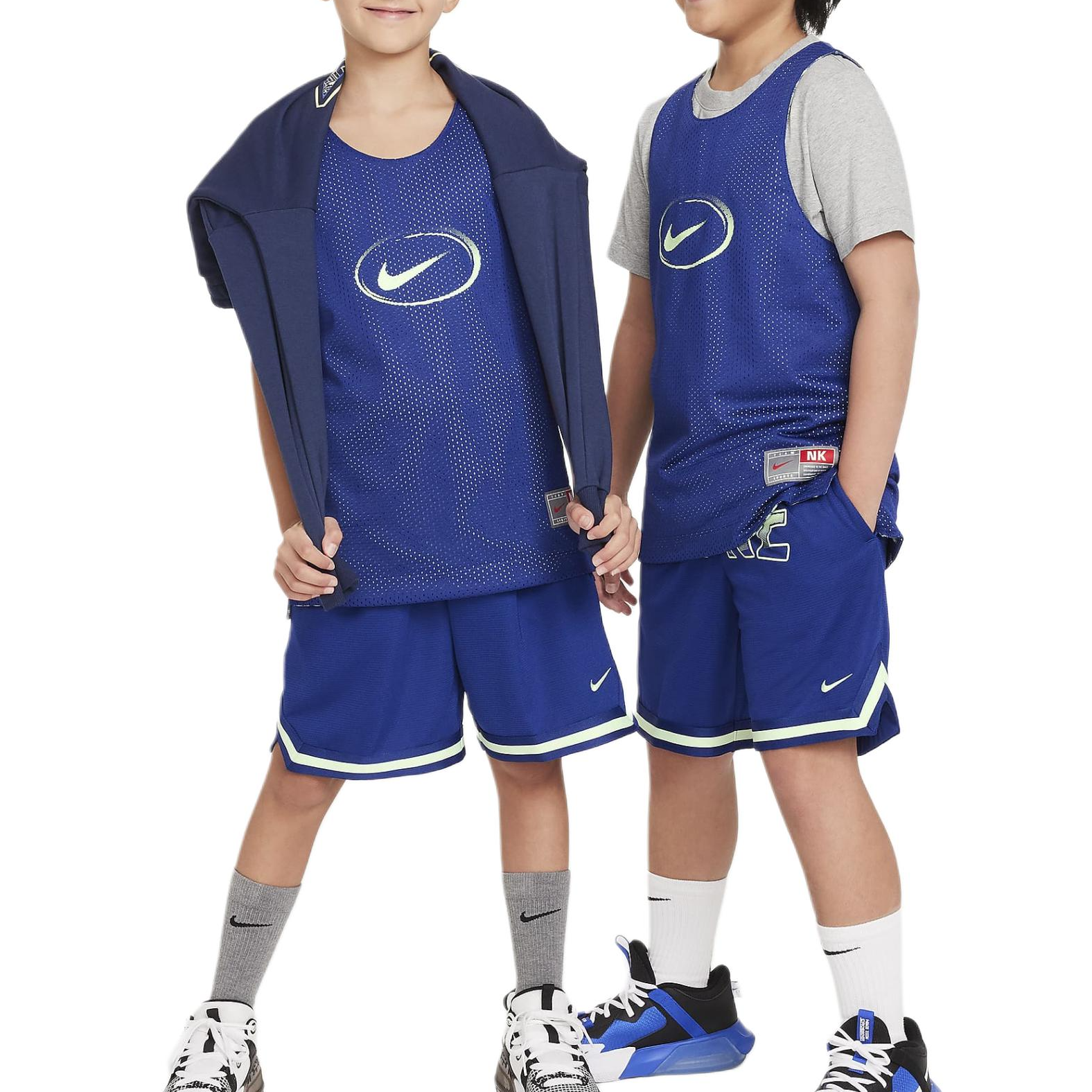 Мужские шорты Nike DNA Culture of Basketball / (сине-зеленые) — фото 6