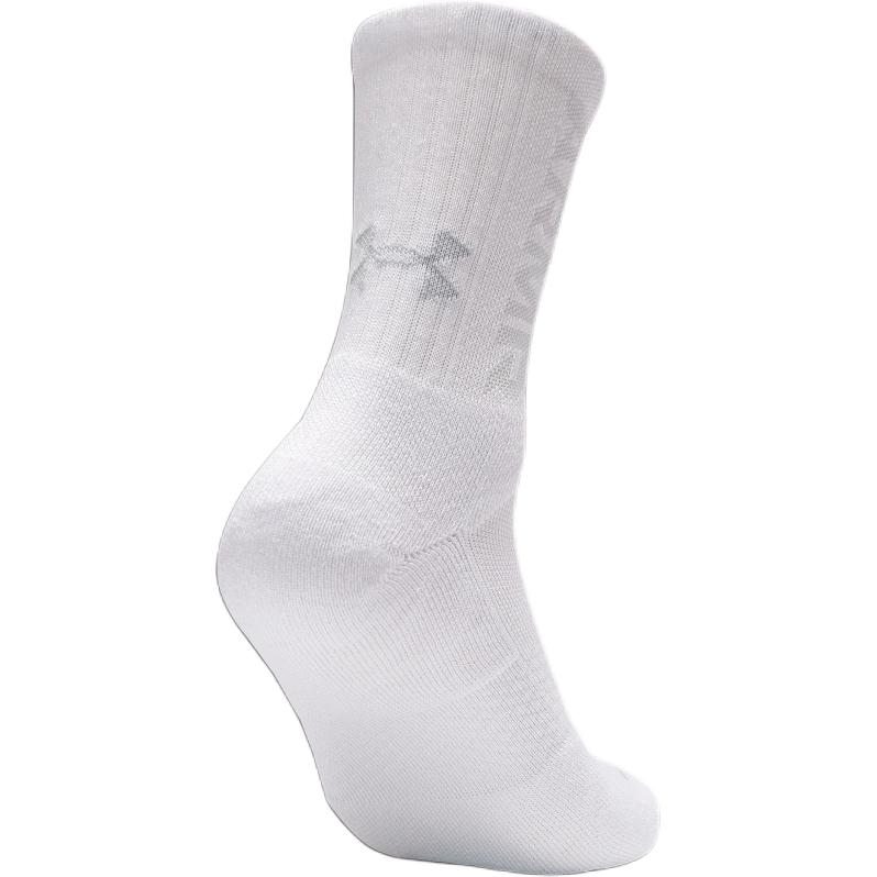 Under Armour Crew Socks Unisex 3 Pack White