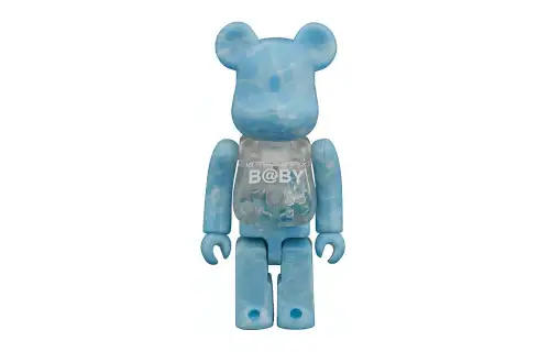BE@RBRICK 1000% Qianqiu series MY FIRST BBY WATER CREST cool trendy doll