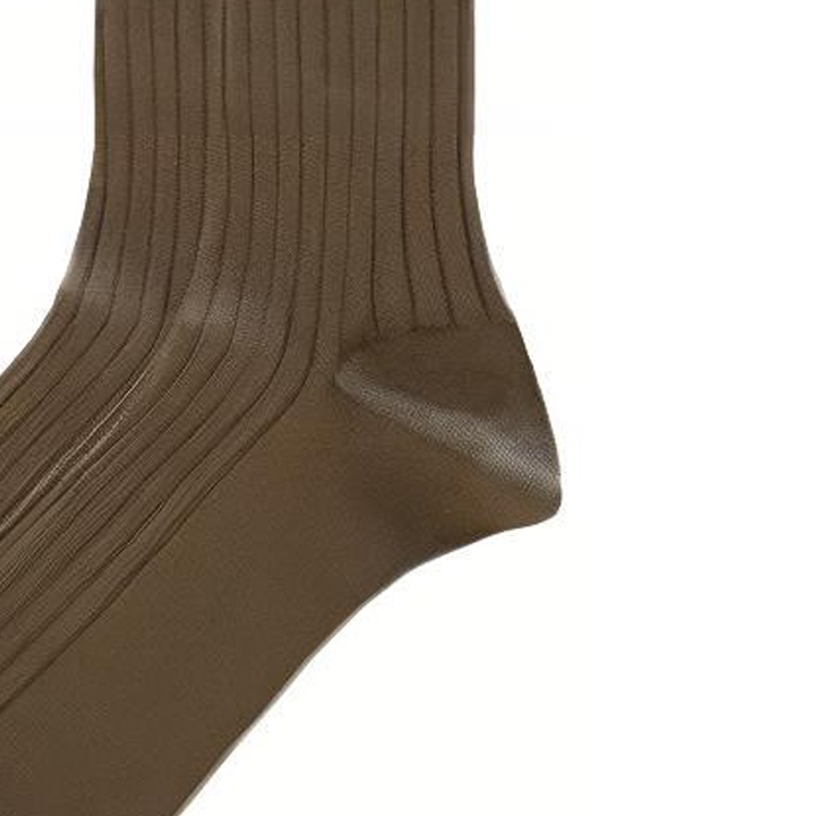 GUCCI Knee High Socks Men’s 1 Pack Brown