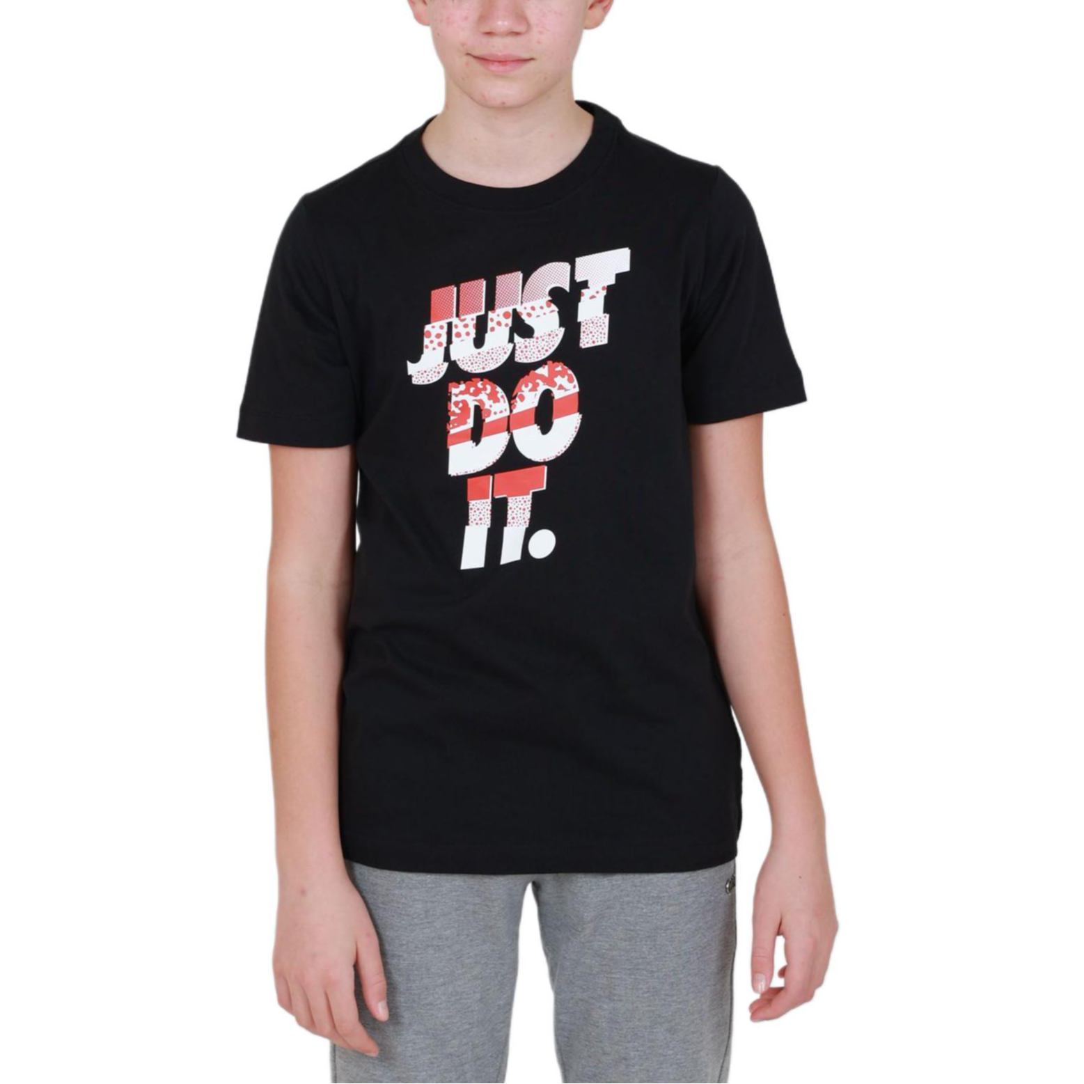 Детская футболка Nike T (черный) — фото 4