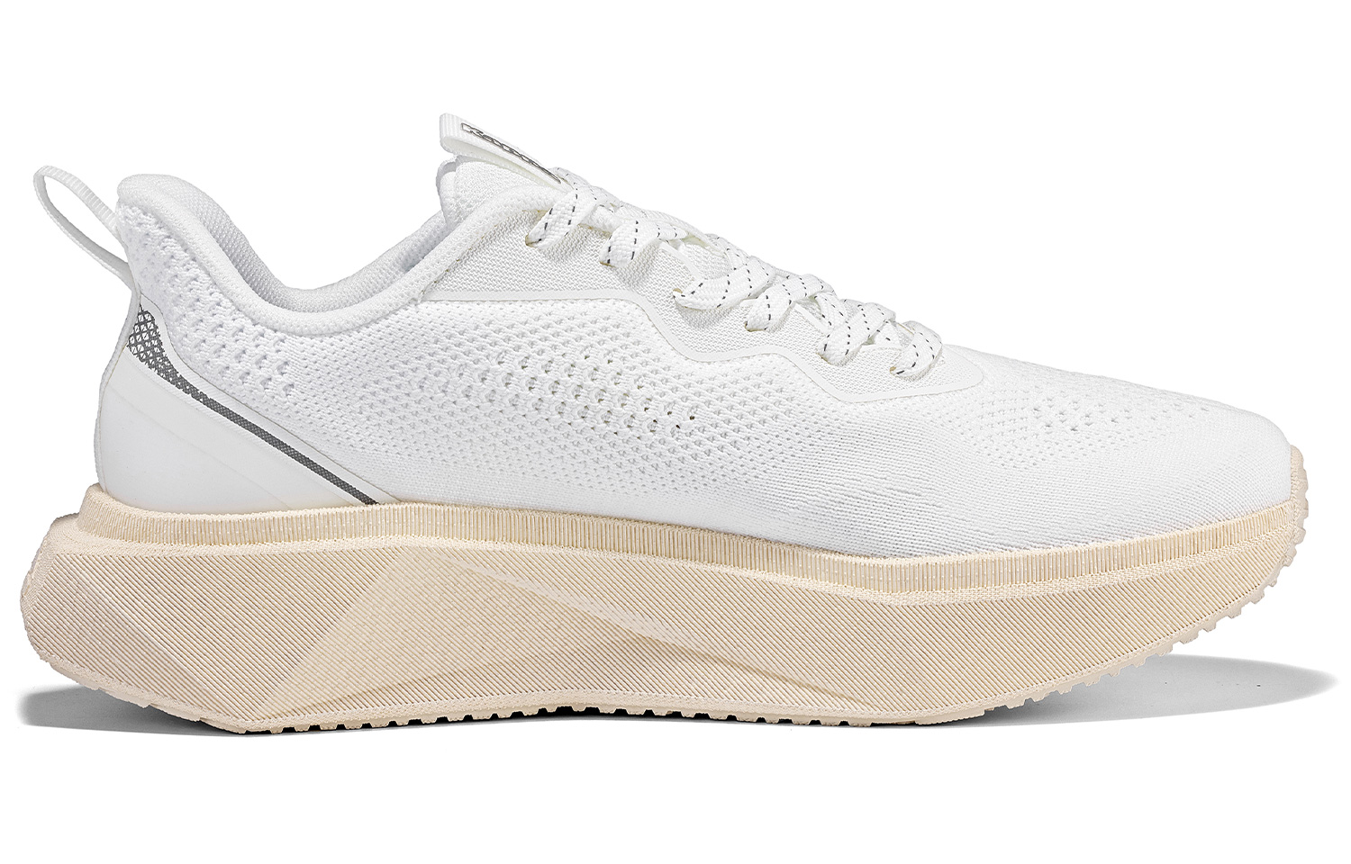 Kappa Slip Resistant Abrasion Resistant Mid top Running Shoes Unisex White Beige Gray