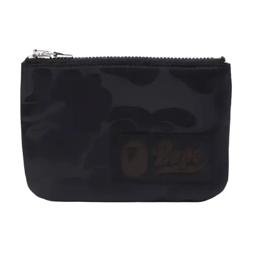 A BATHING APE Bape Nylon Wallet Regular Men's Blue/Black/White