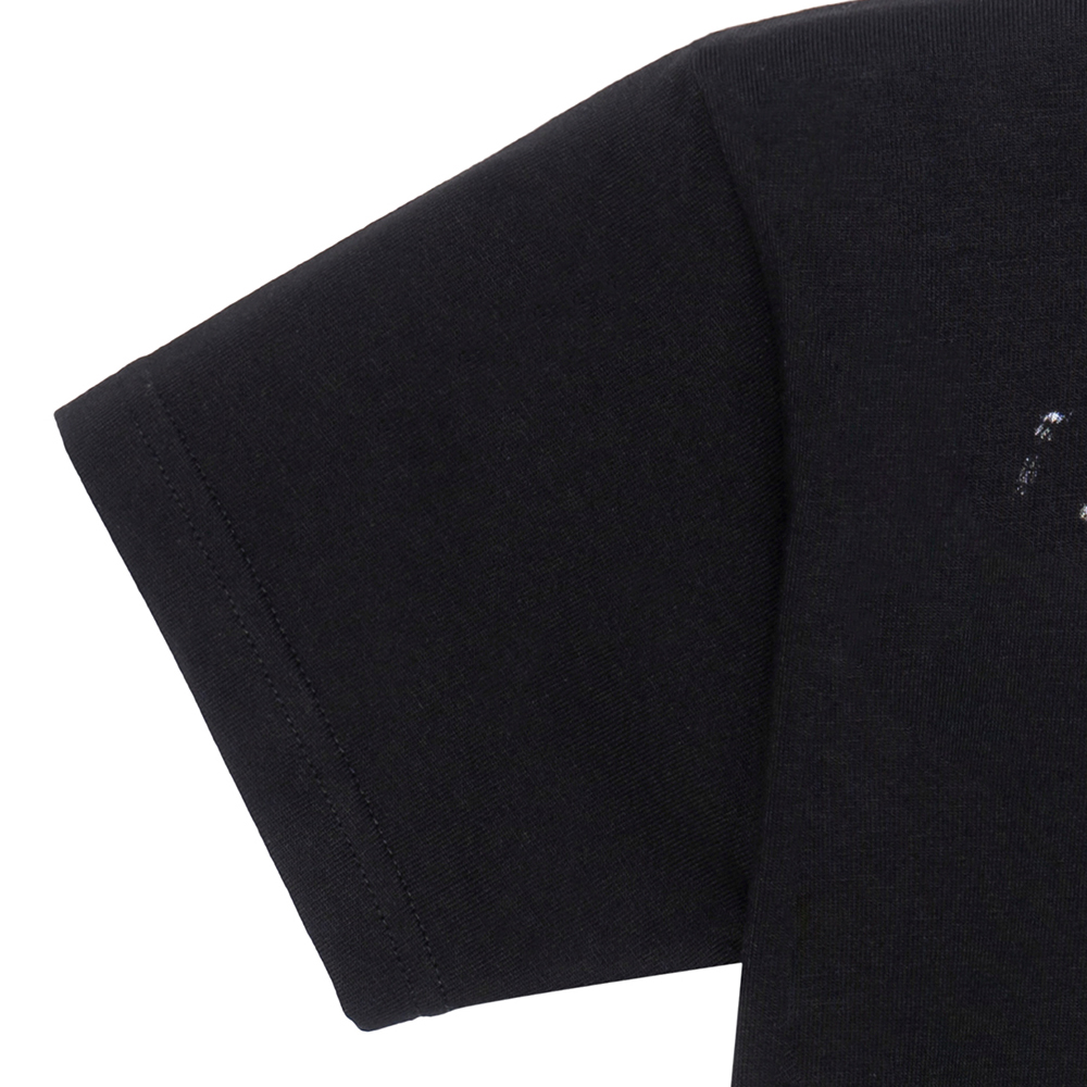 Футболка Balenciaga BalenciagaT FW23 Logo (черная) — фото 3