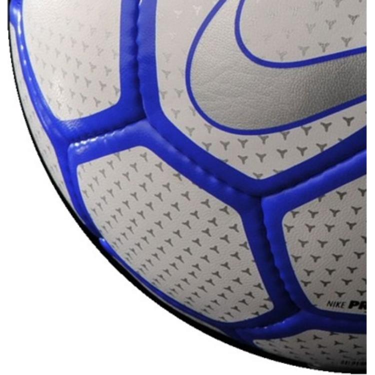 Nike Size 5 Soccer Ball Pu Machine Stitched Soccer Ball Unisex Silver Blue