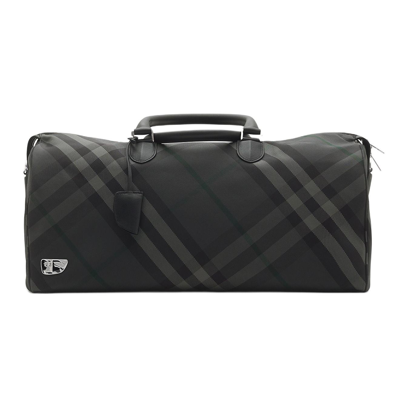 Мужская сумка Burberry Grid Travel Bag (черная)