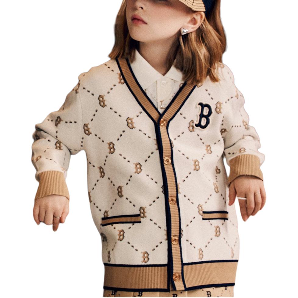 Кардиган MLB KIDS (слоновая кость) — фото 3