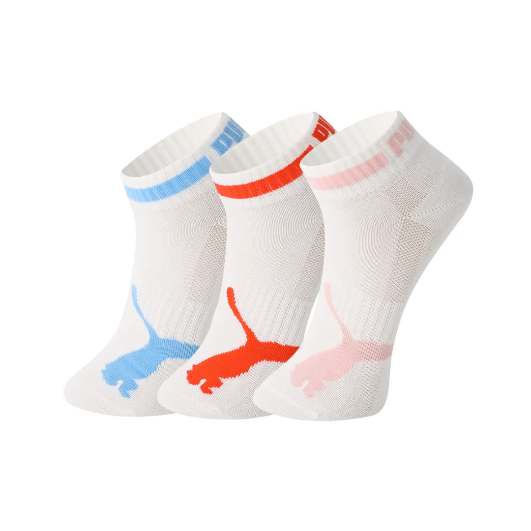 PUMA Ankle Socks Women's 3 Pack Ecru
