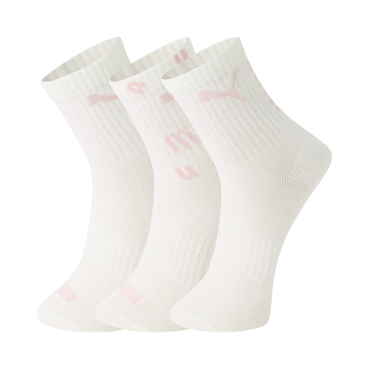 PUMA Crew Socks Women’s 3 Pack White