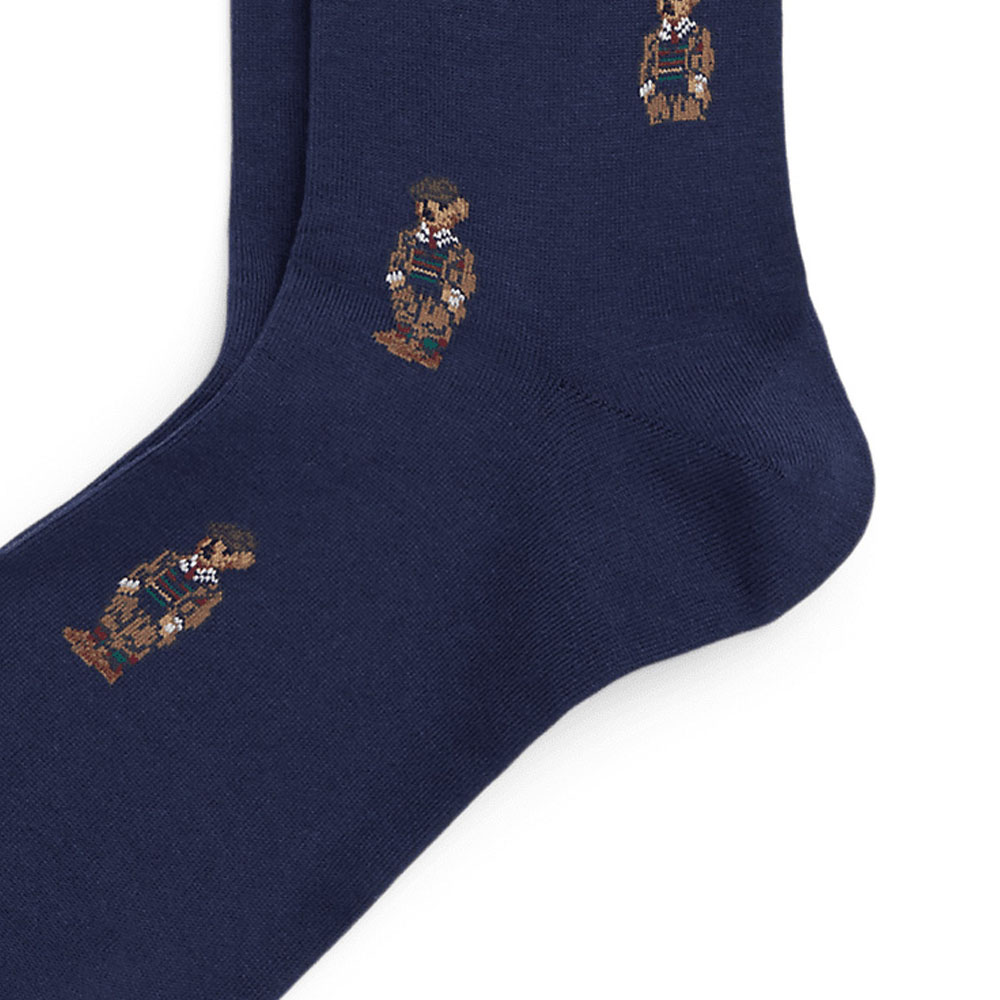 Polo Ralph Lauren Crew Socks Men’s 1 Pack Marine Blue
