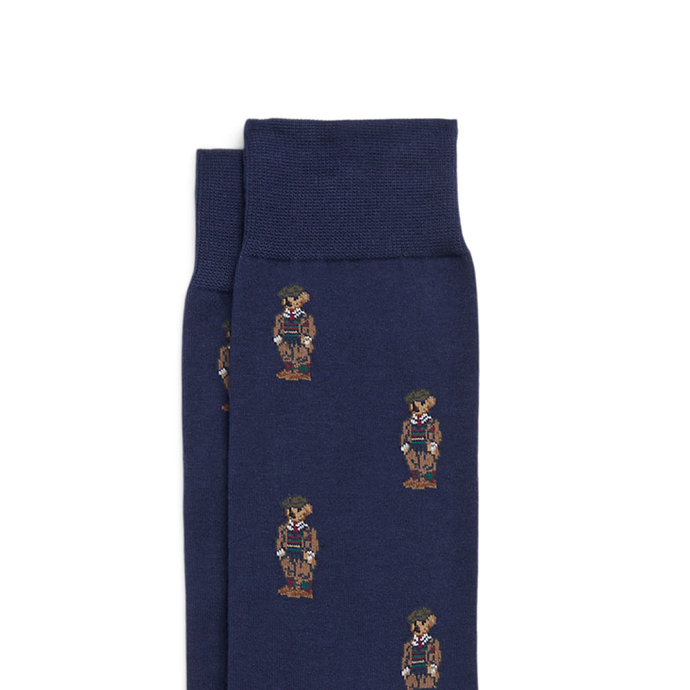 Polo Ralph Lauren Crew Socks Men’s 1 Pack Marine Blue