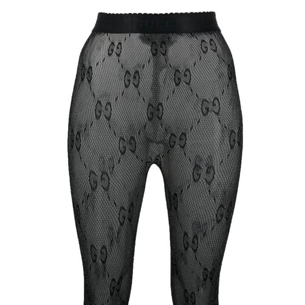 GUCCI Gg Monogram Knit Tights