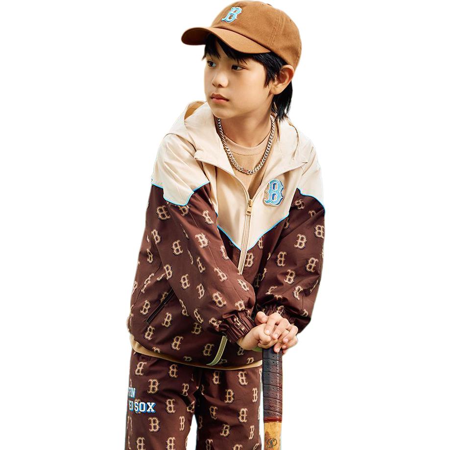 Куртка MLB FW23 (коричнево-бежевая) — фото 6