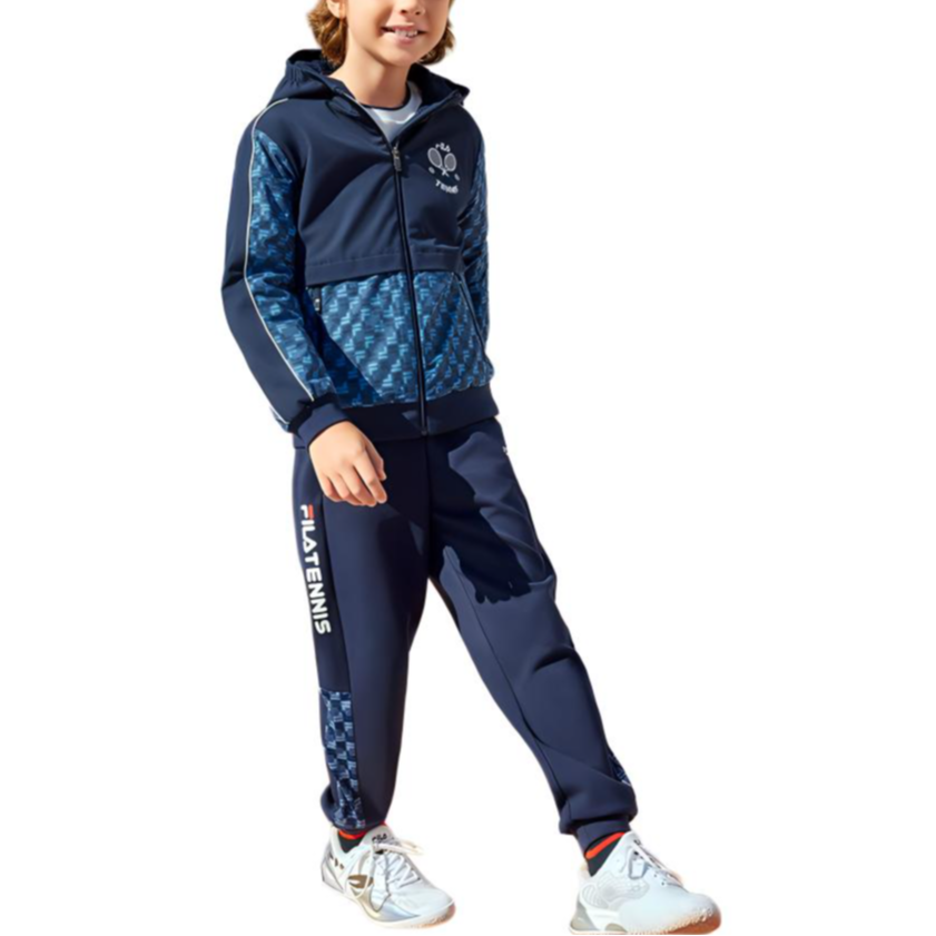 Мужская куртка Fila KIDS (королевский синий) — фото 2