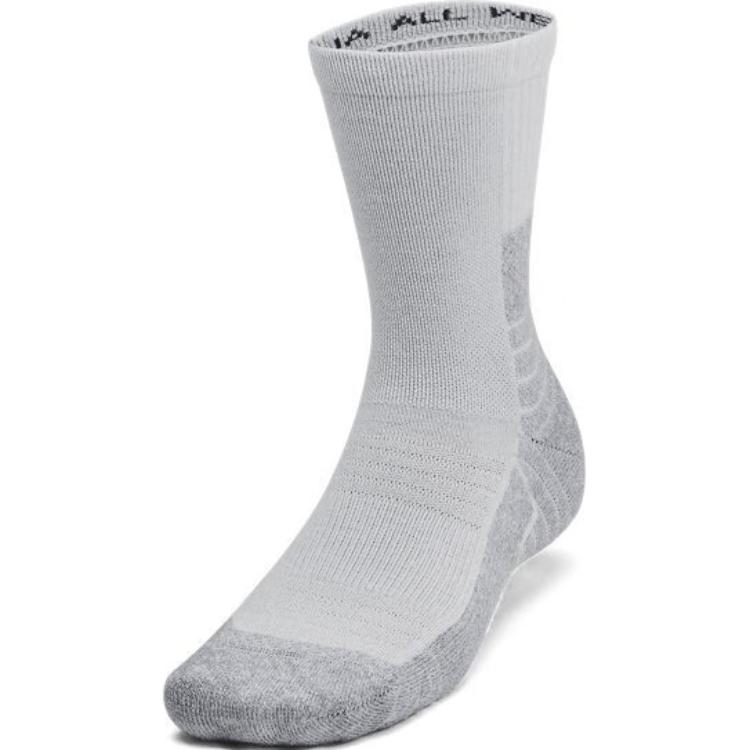 Under Armour All Weather Crew Socks Unisex 1 Pack Halo Gray