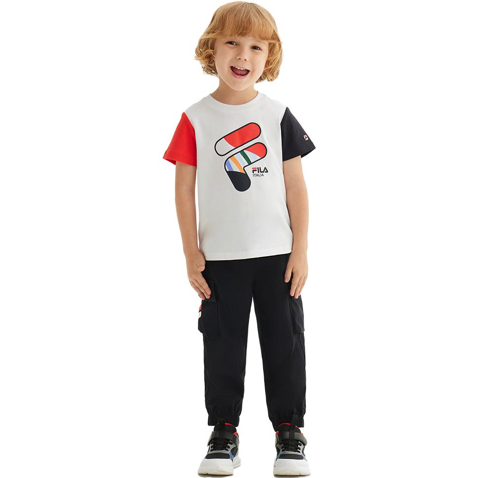 Детские штаны Fila KIDS Logo (синие) — фото 3