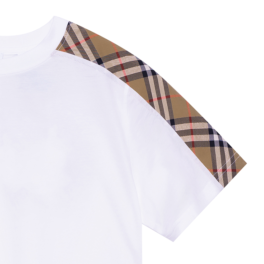 Футболка Burberry (белый) — фото 3