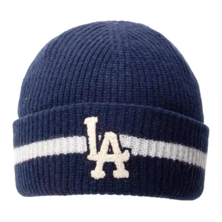 MLB Sheep Wool Beanies Unisex Navy Blue