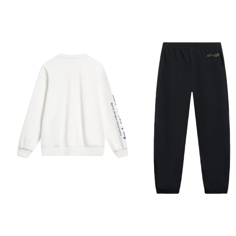 Li Ning Casual Sportswear Men’s Crew Neck Moderate