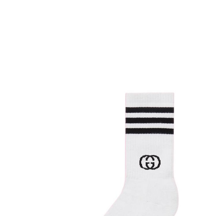 GUCCI x Adidas SS22 Crew Socks Unisex White