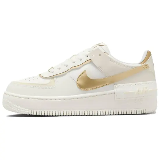 Nike Air Force 1 Shadow 'Sail Metallic Gold' Women's