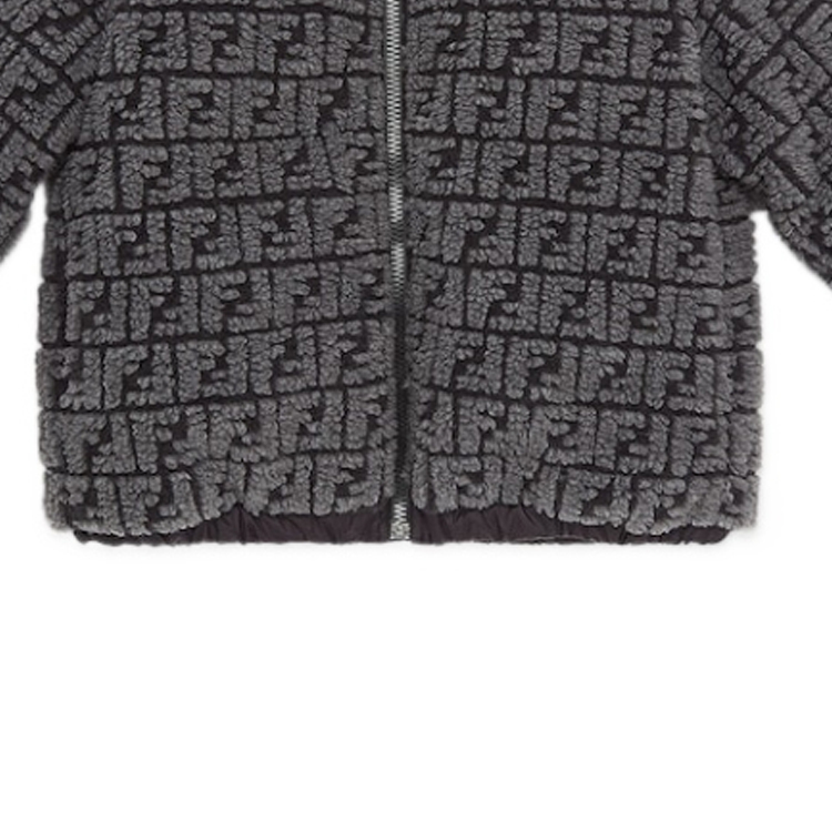 Детская куртка Fendi FW23 (темно-серая) — фото 6