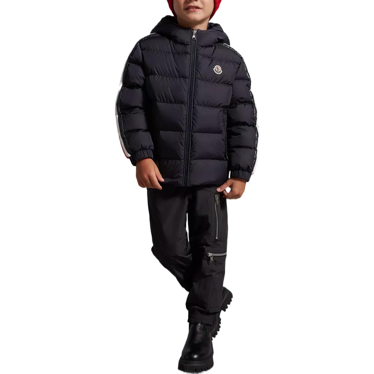 Детский пуховик Moncler FW22 Chrale (синий) — фото 4
