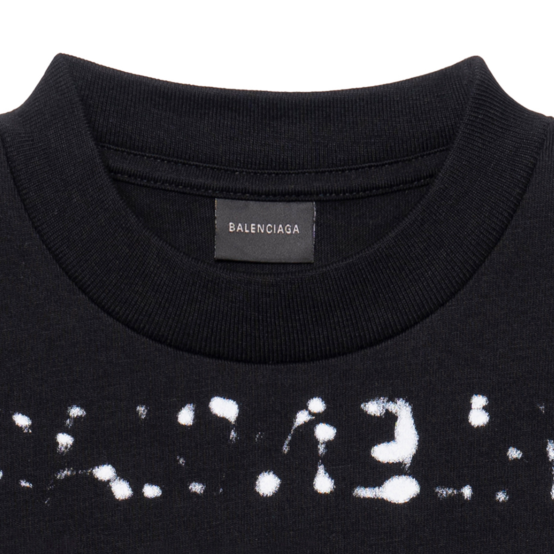 Футболка Balenciaga BalenciagaT FW23 Logo (черная) — фото 7