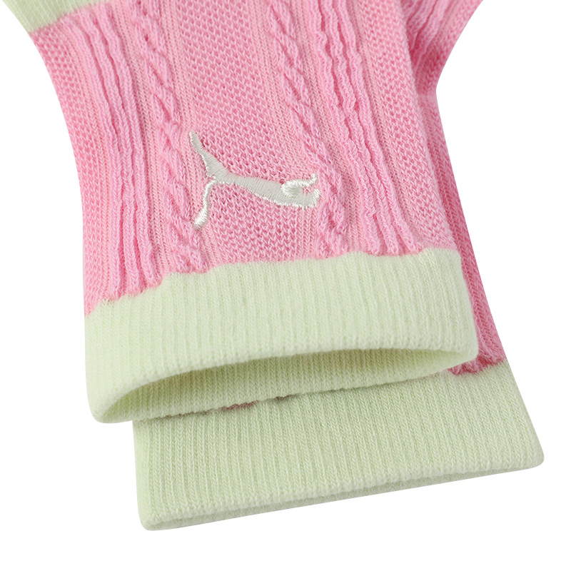 PUMA Mid Calf Socks Women’s 2 Pack Pink