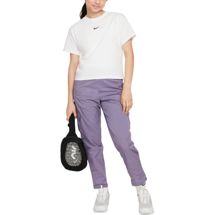 Женские футболка Nike Sportswear Essentials T (белая) — фото 2