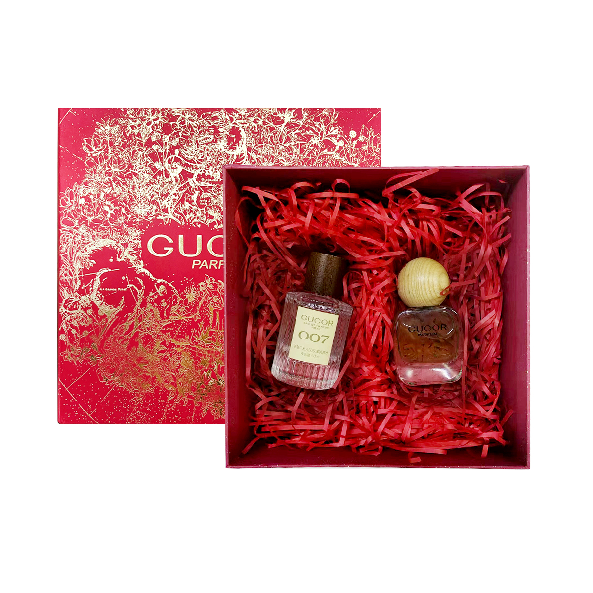 Gukou No Man's Land Rose Perfume Set, EDP Gift Box, Cool, Charming and Sassy for Men and Women, French High-End Ancient Method Perfume, Long-lasting Fragrance, Layered Pure Premium Fragrance, 2 Bottles