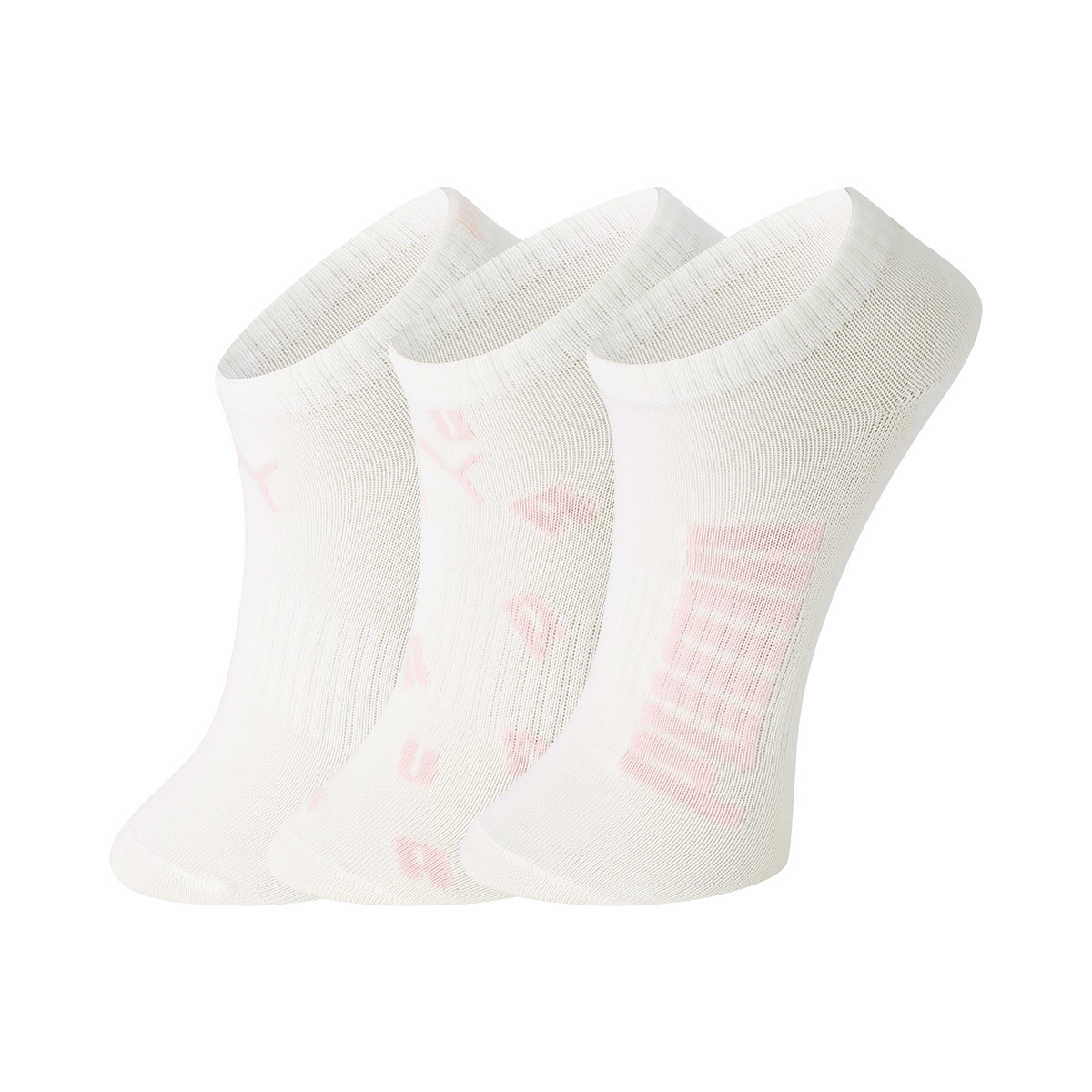 PUMA Ankle Socks Women’s 3 Pack Pink White