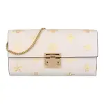 GUCCI Padlock Cow Leather Lock Bag, Wallet, Handbag, Shoulder Bag, Clutch, Shoulder Bag Women's White