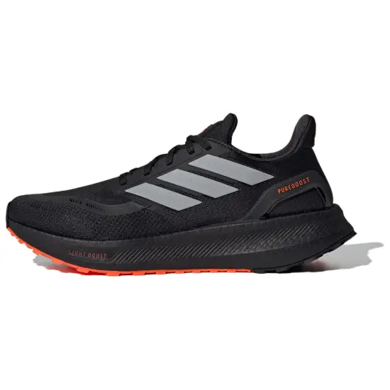 Adidas PUREBOOST 5 Running Shoes Unisex Low-Top No. 1 Black/Impact Orange/No. 1 Black