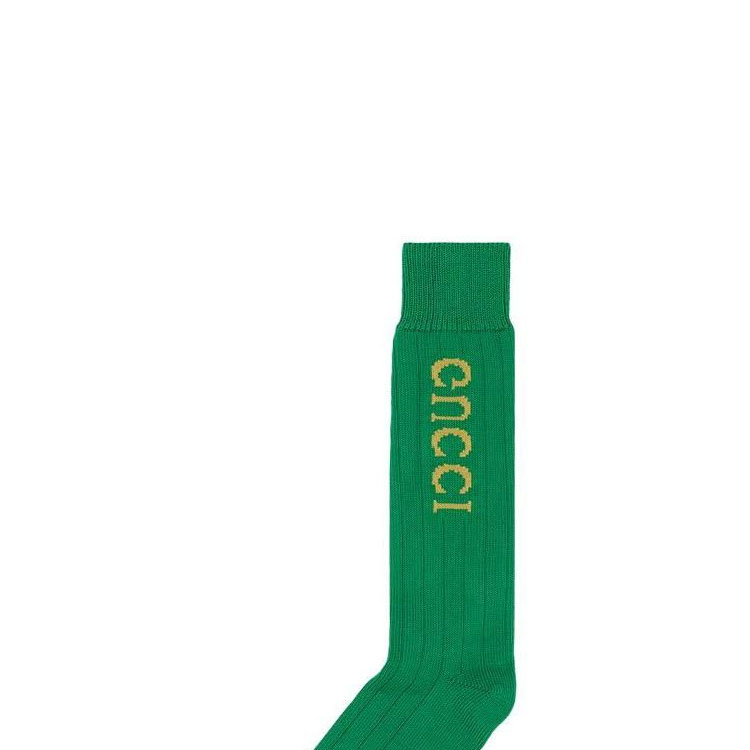 GUCCI SS23 Knee High Socks Men’s 1 Pack Green