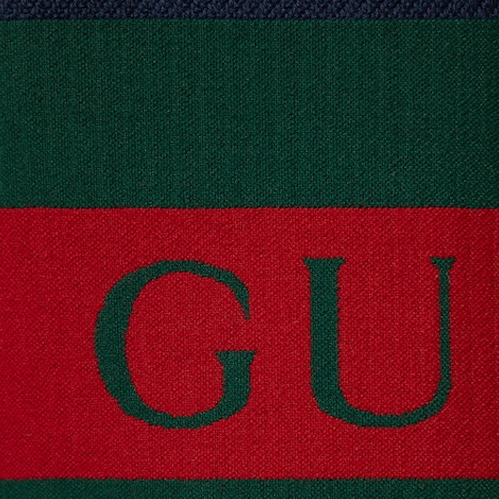 Пальто Gucci Logo (темно-синий) — фото 4