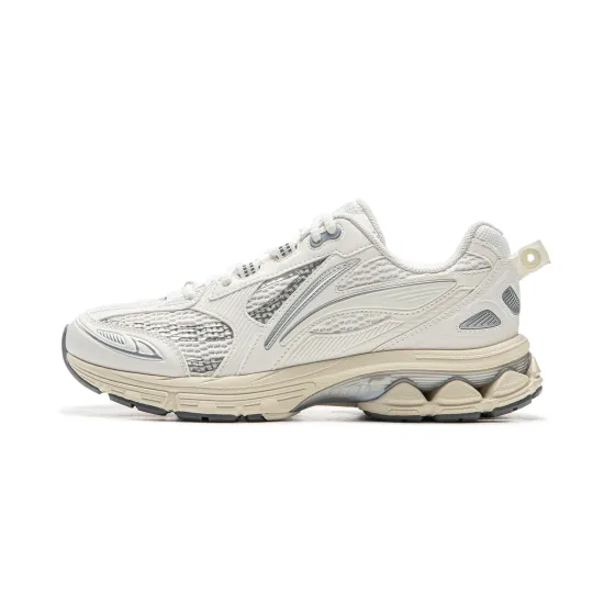 LiNing Shake 2.0 Anti-Slip Wear-Resistant Low-Top Running Shoes Women's White