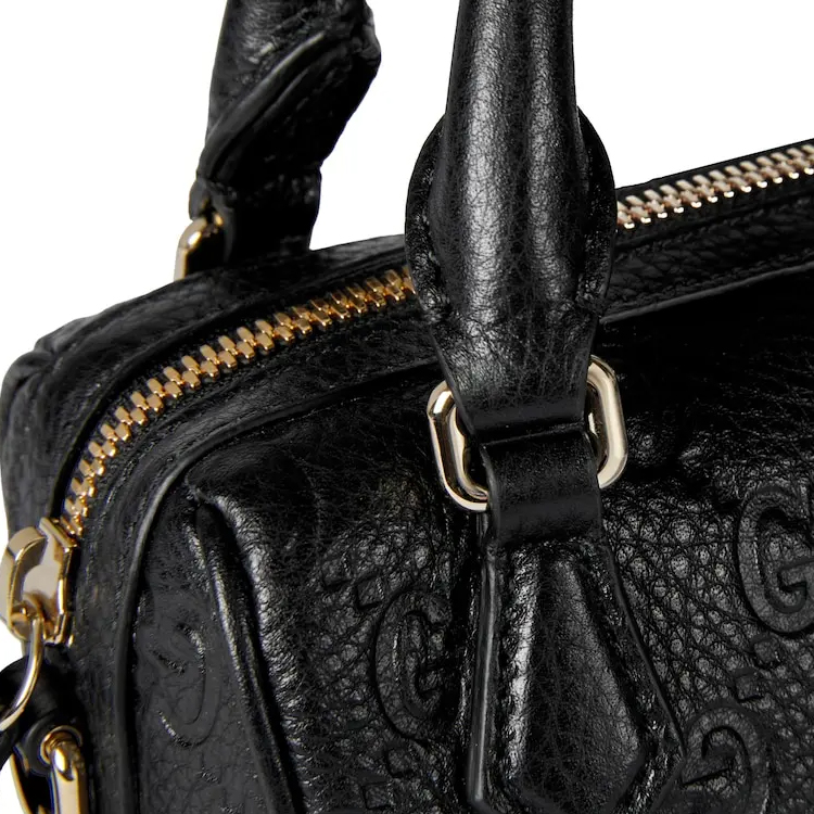 Женская сумка Gucci GG Emblem GG Emblem (черная) — фото 6