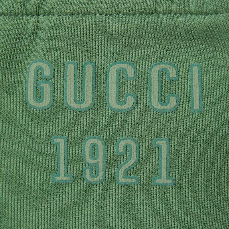 Мужские штаны Gucci (зеленые) — фото 3