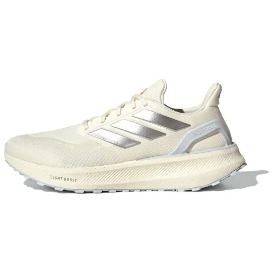 Adidas PUREBOOST 5 Slip Resistant Low Top Running Shoes Unisex Beige