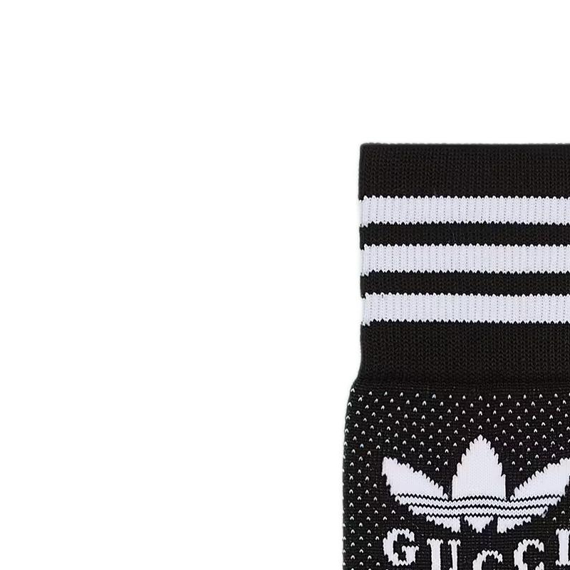 GUCCI x Adidas Originals SS23 Knee High Socks Men’s 1 Pack Black